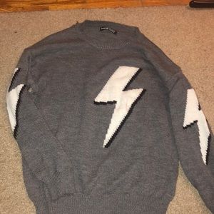 Lightening bolt sweater